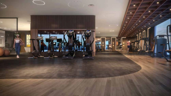 Gym interior Gym interior